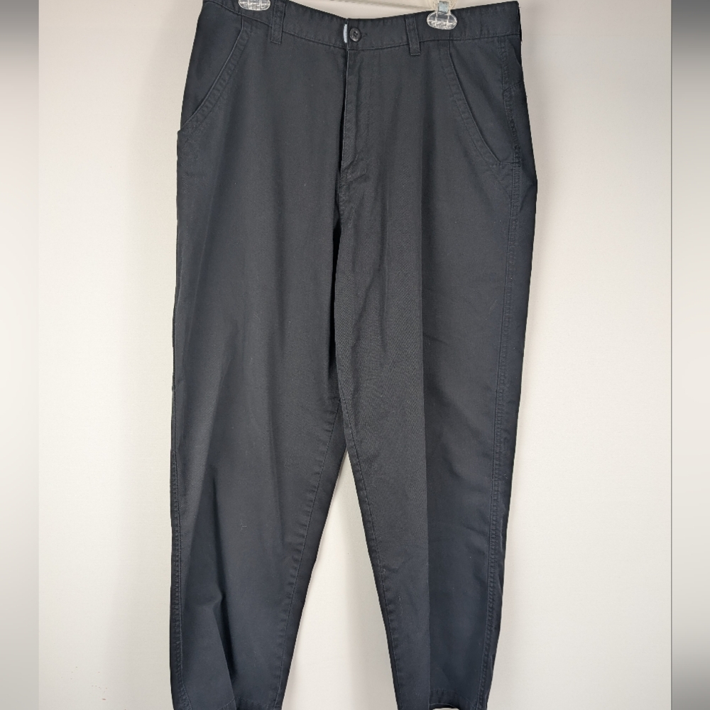 Vintage 90s Billabong Black Wide Leg Chino Skater Pants - 36